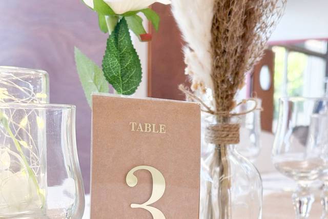 Signalétique de Table