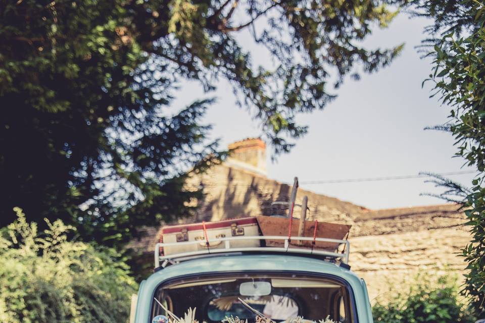 Boutonnière fleurs séchées