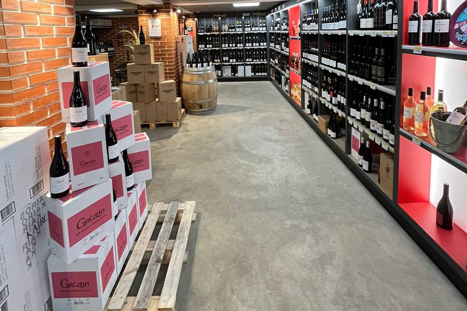 (choix immense de vin)