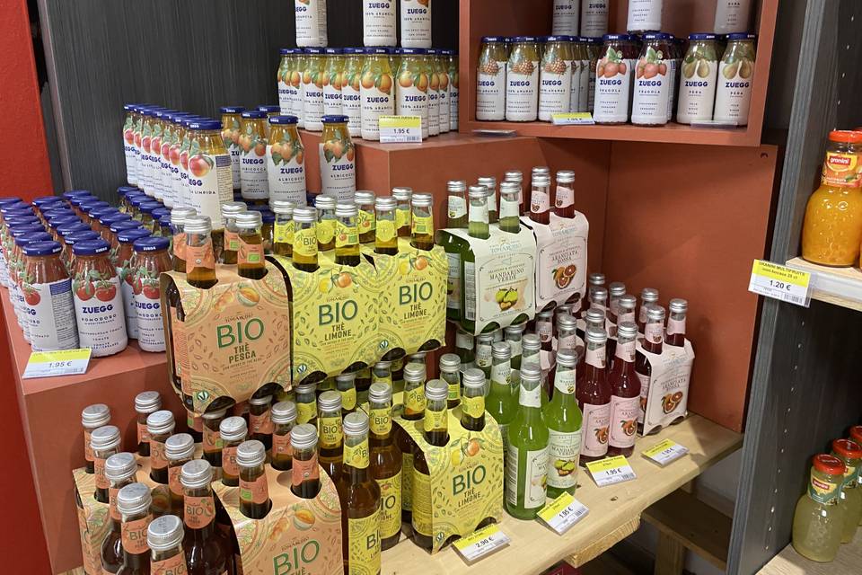 Limonade et jus de fruit