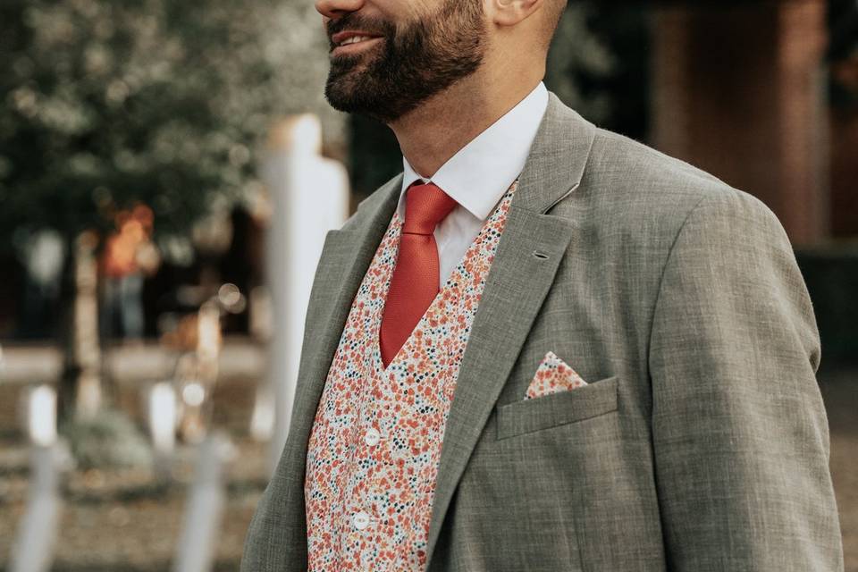 Création gilet de costume