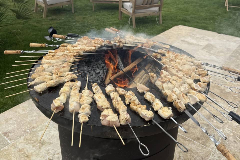 Brochette de poulet