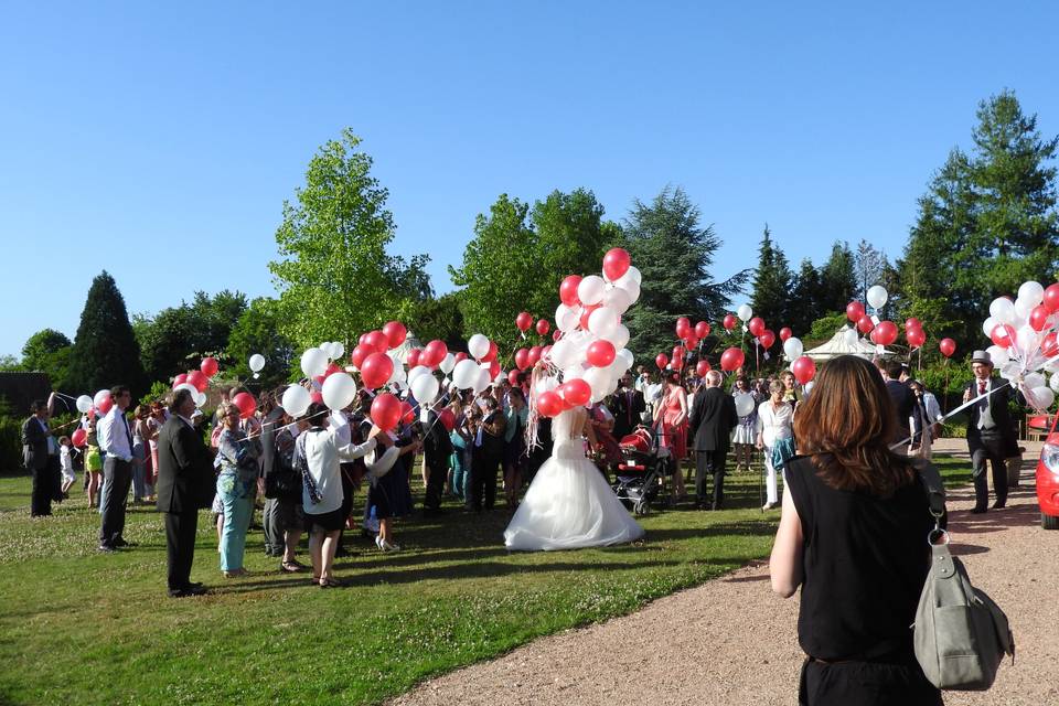 Lâcher de ballons