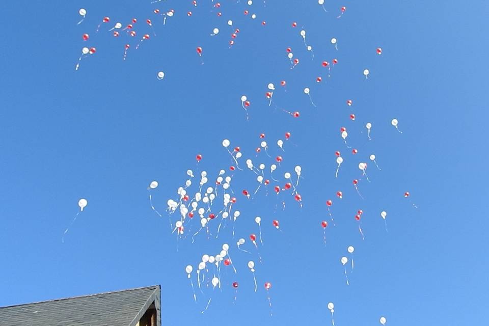 Lâcher de ballons