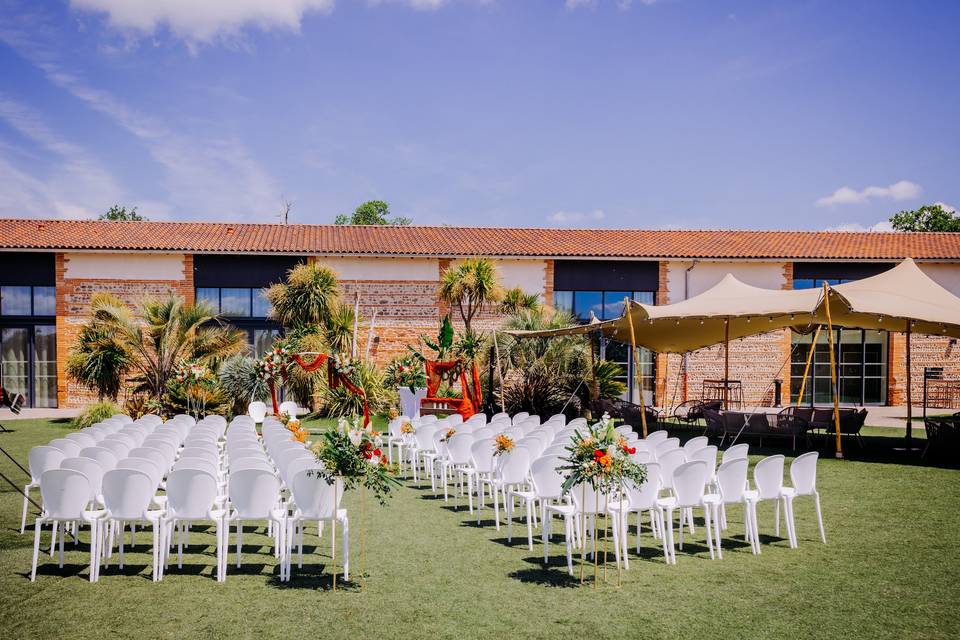 Extérieurs : Cérémonie