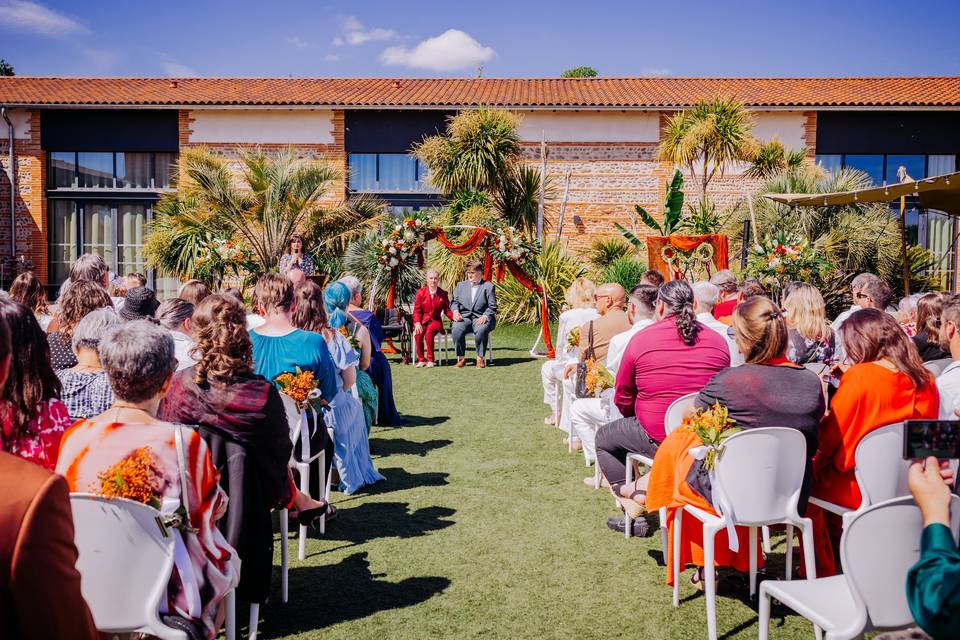 Extérieurs : Cérémonie