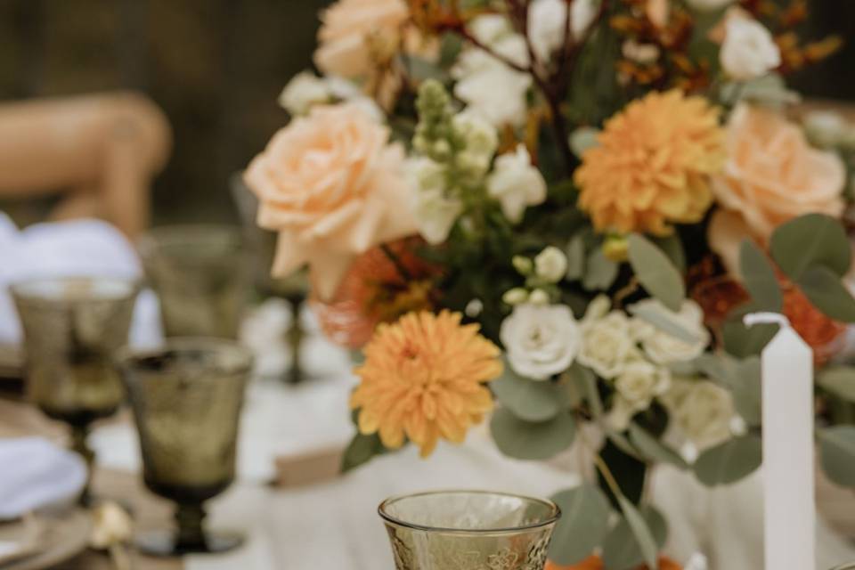 Table des mariés