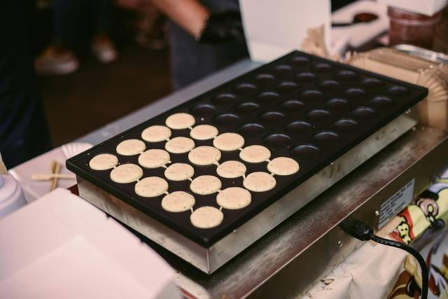 Cuisson mini pancakes