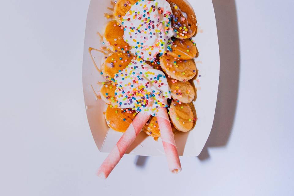 Pancakes est ses toppings
