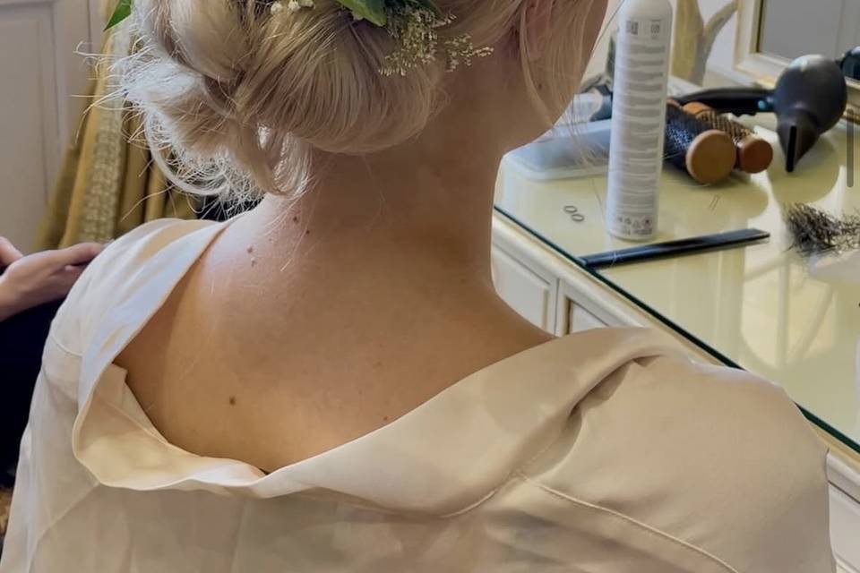 Chignon élégant coiffure
