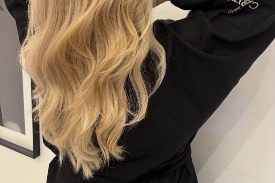 Ondulations souples blond