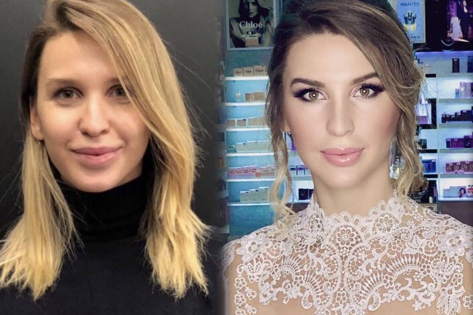 Avant après maquillage