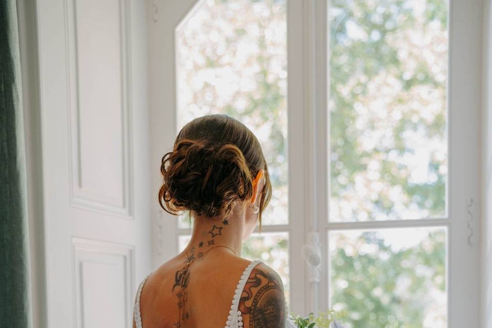Waiting for him
