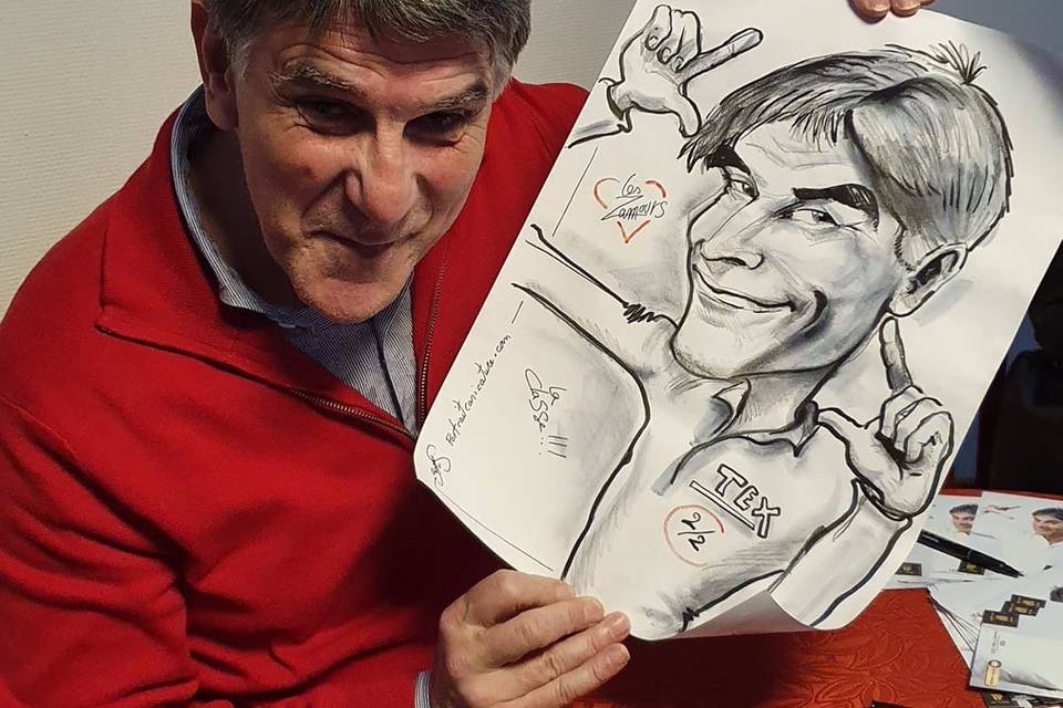 La caricature de Tex