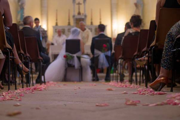 Autre mariage fuschia et gris