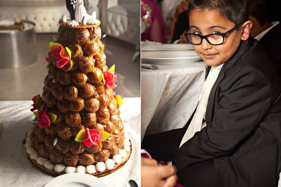 Quasam & sameera wedding cake