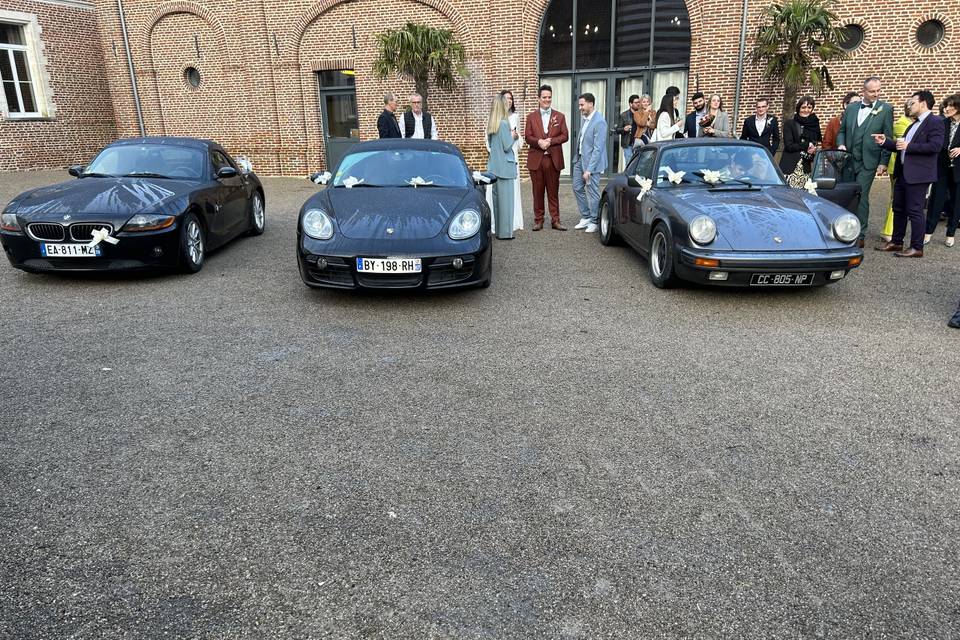 Les deux porsche