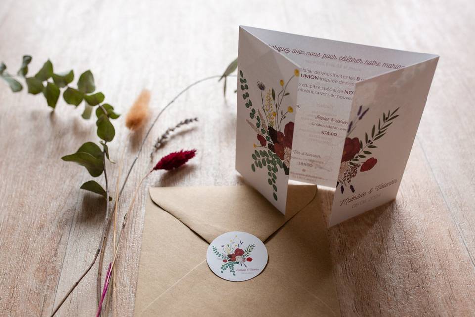 Faire-part mariage