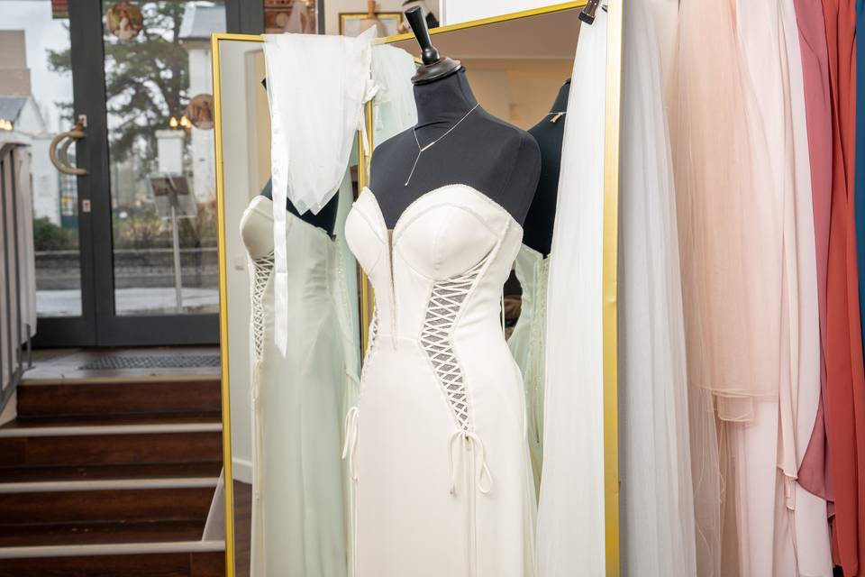 Corset sur mannequin