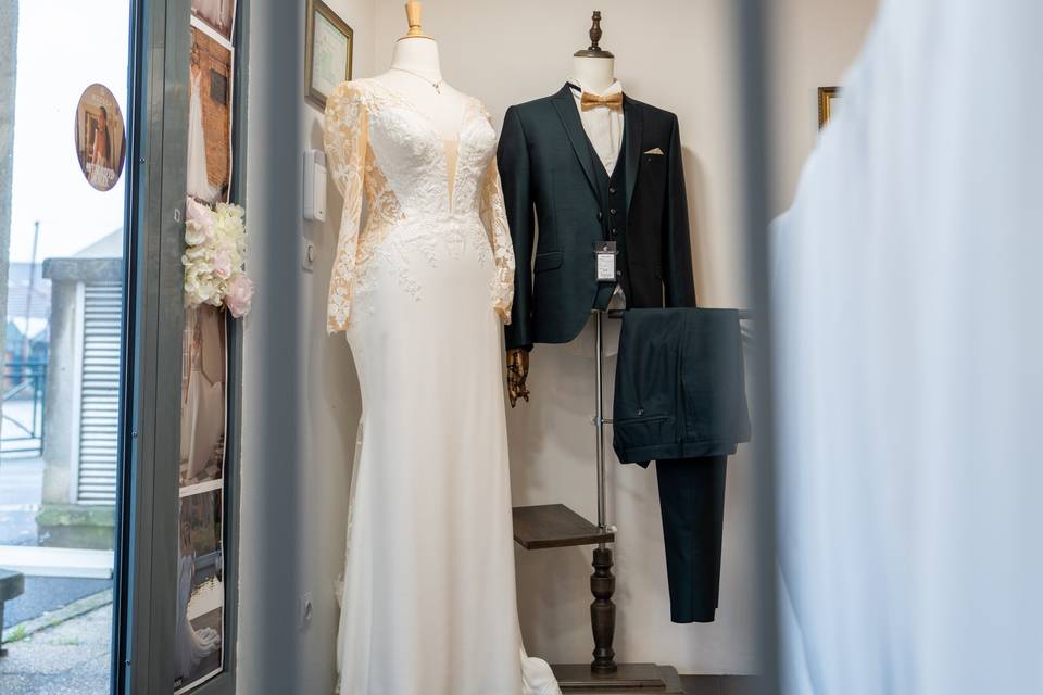 Mannequin robe et costume