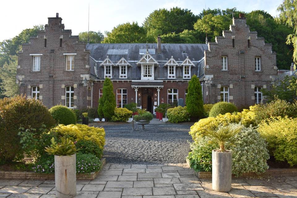 Vue de face du chateau