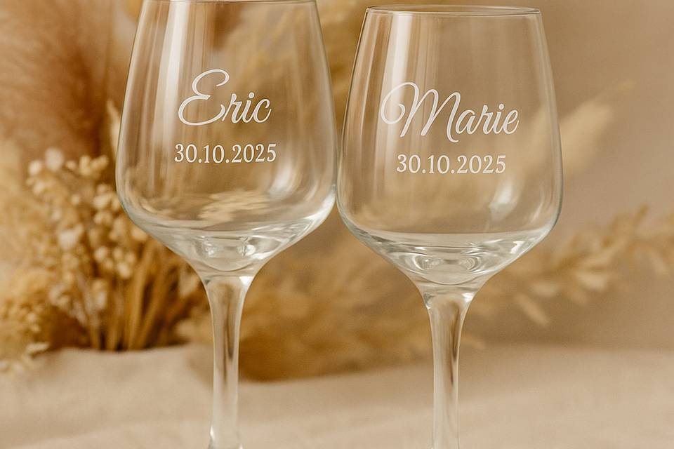 Verre gravure