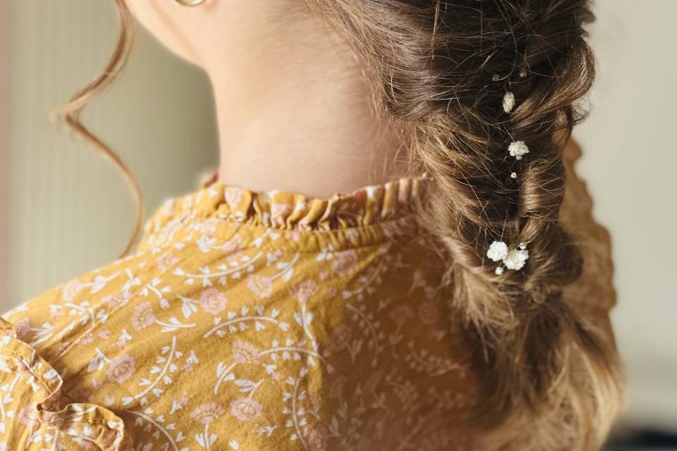 Coiffure enfant mariage Carine