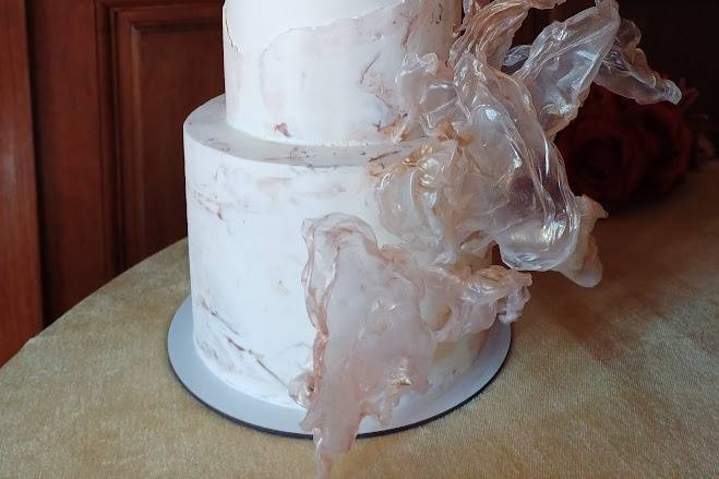 Wedding Cake abstrait moderne