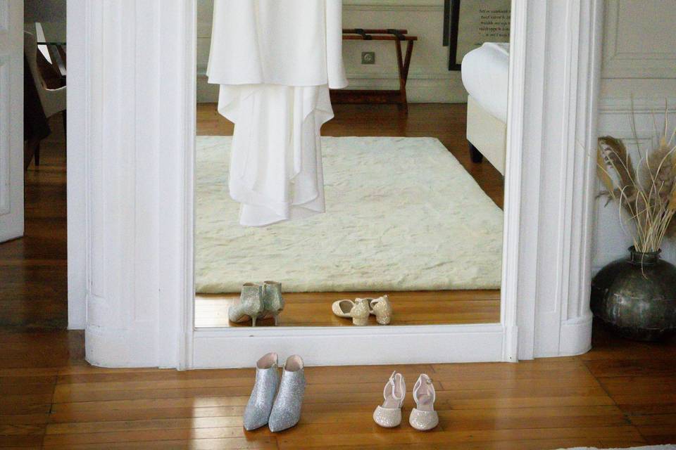 Les préparatifs de la mariée
