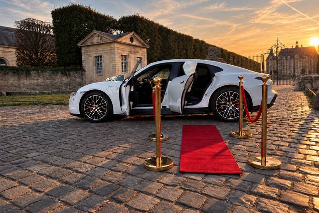 Porsche blanc