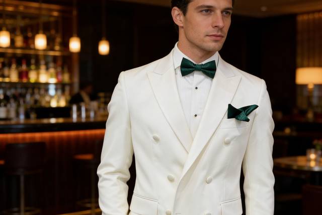 Smoking EK  croisé ivoire