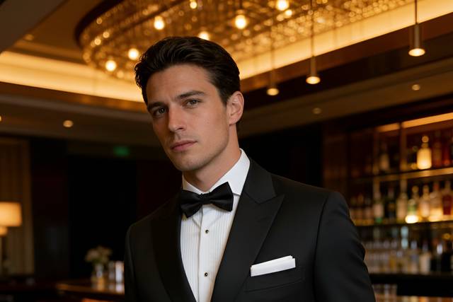 Smoking EK croisé Noir