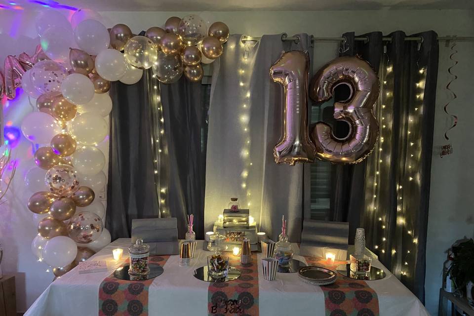 Décoration anniversaire
