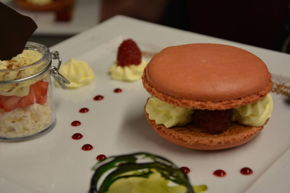 Macaron framboise