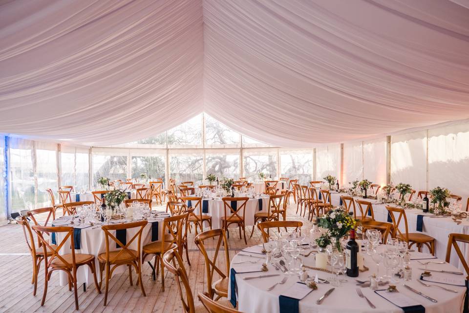 Détail table mariage