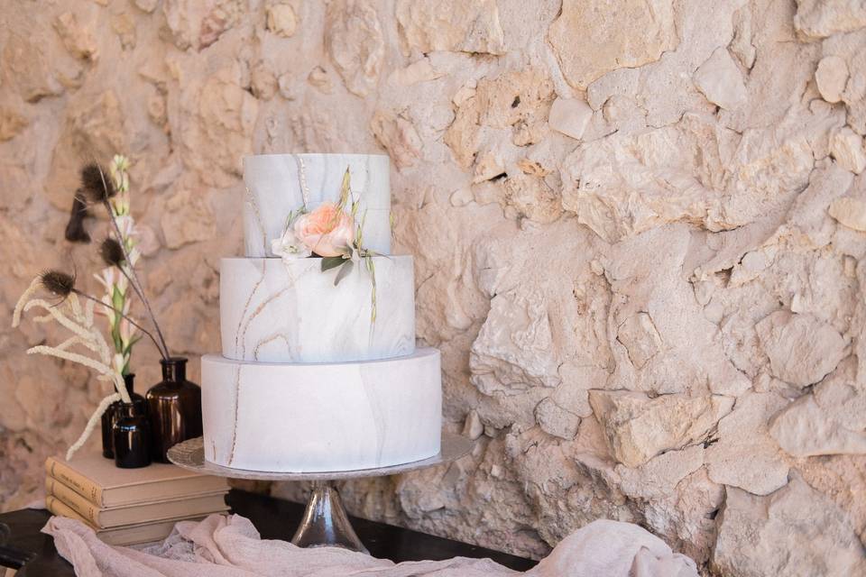 Details wedding cake
