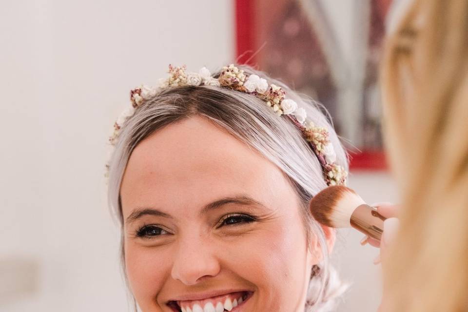 Maquillage de la mariée