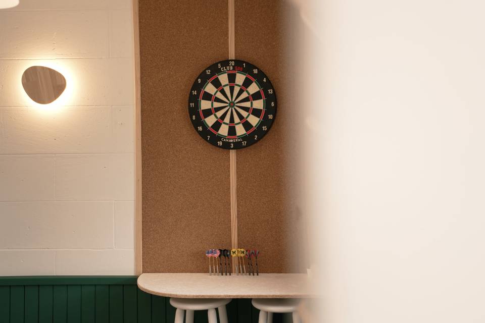 Fléchette salle de réception