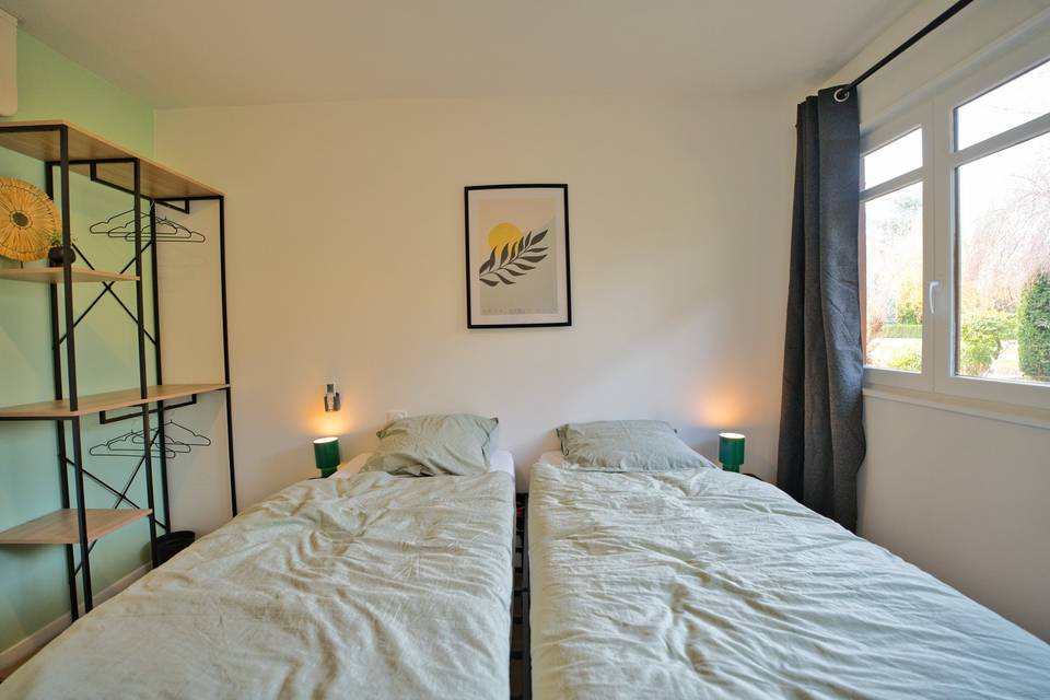 Chambre + salle d'eau & wc