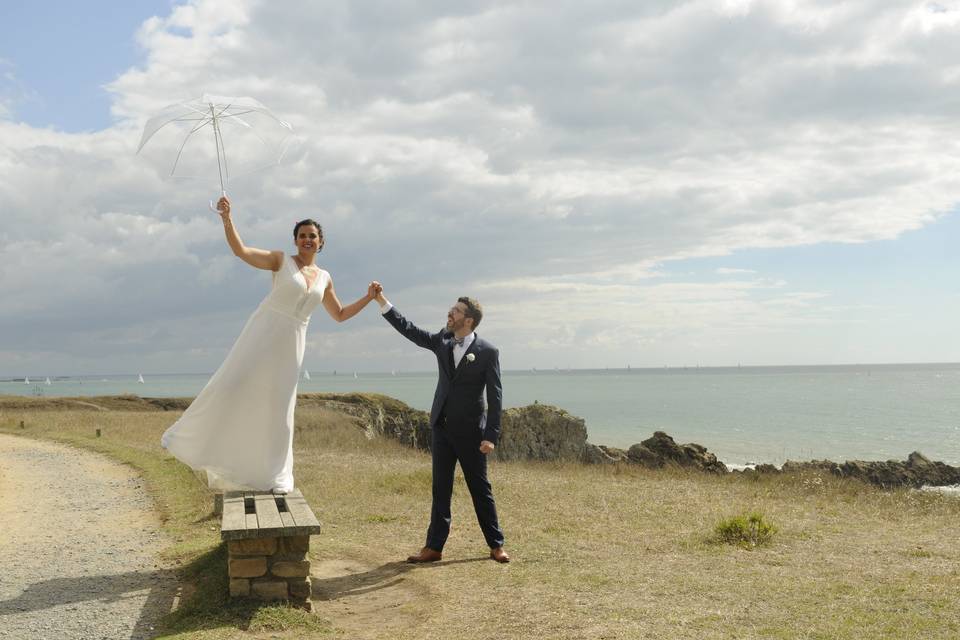 La mariée s'envole