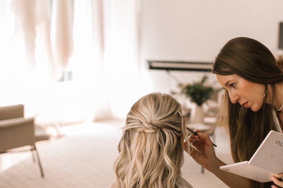 Backstage mariage