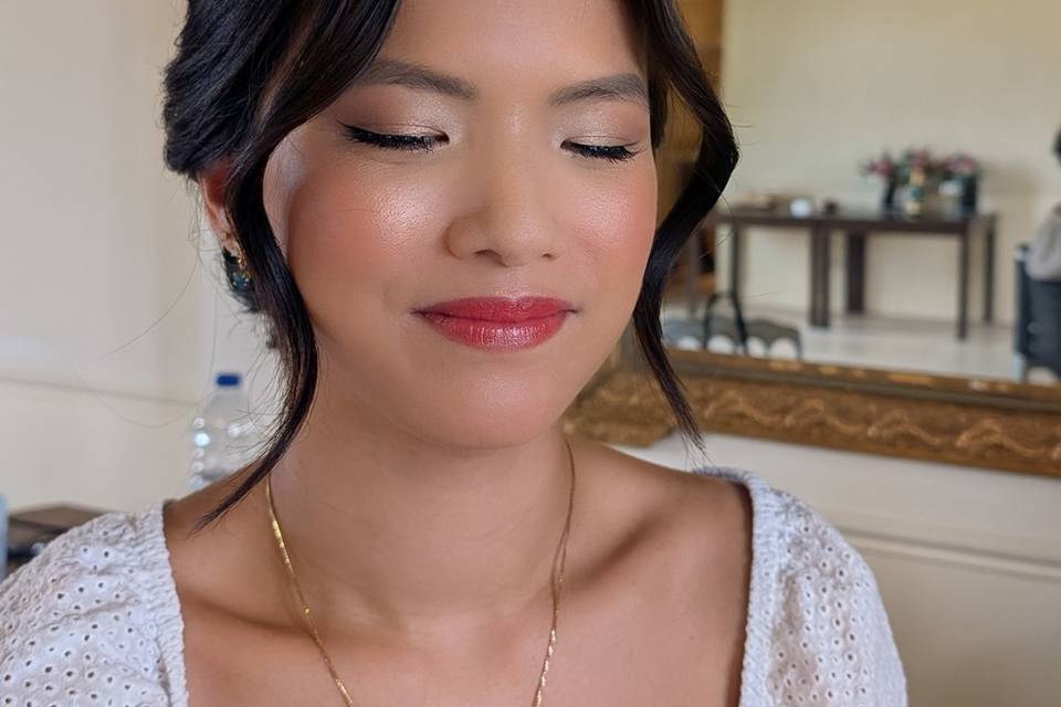 Maquillage mariée asiatique