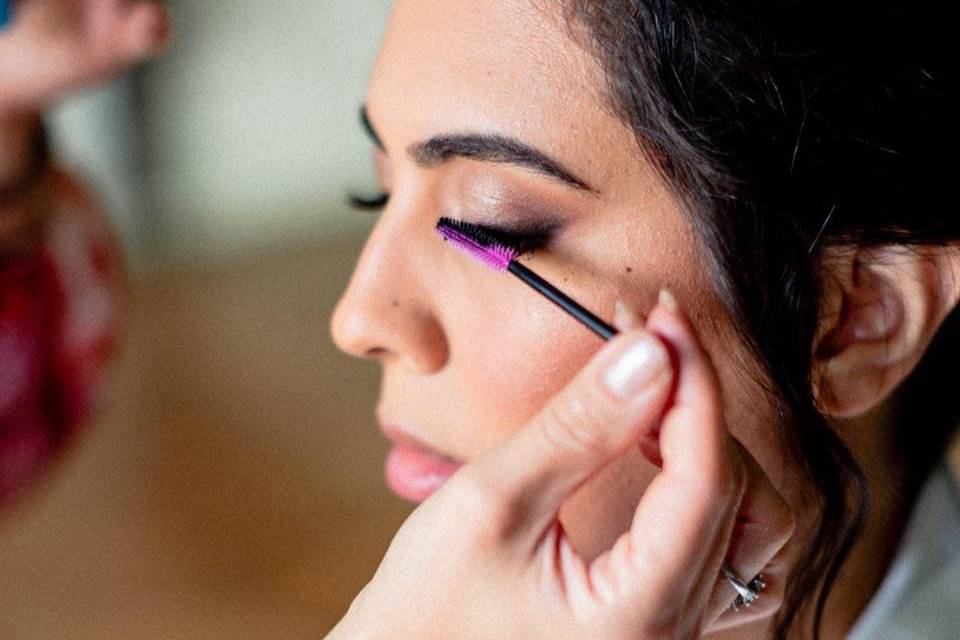 Application du mascara