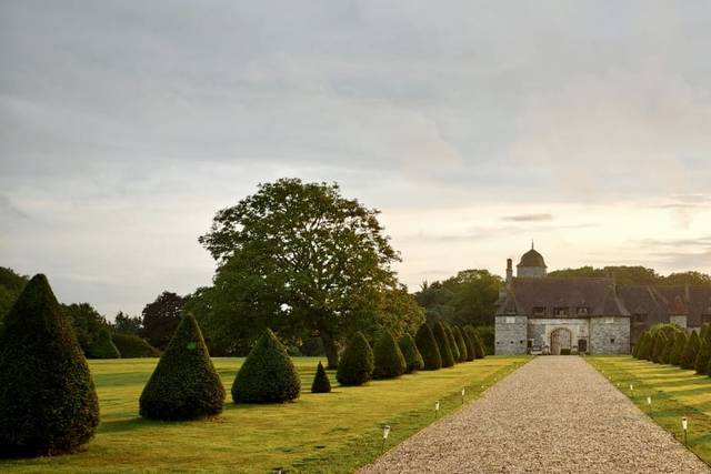 L'entrée du manoir