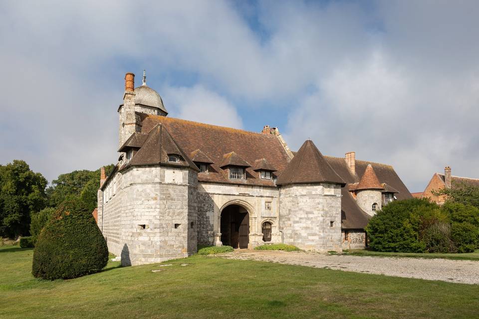 L'entrée du manoir