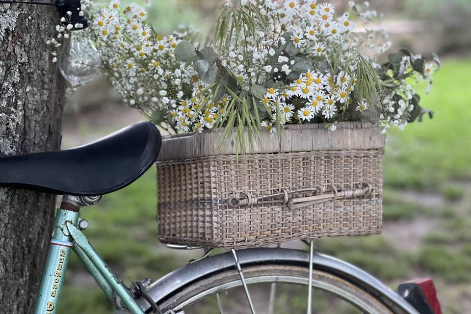 Détail panier à vélo