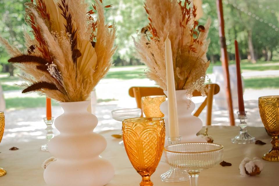 Table des mariés