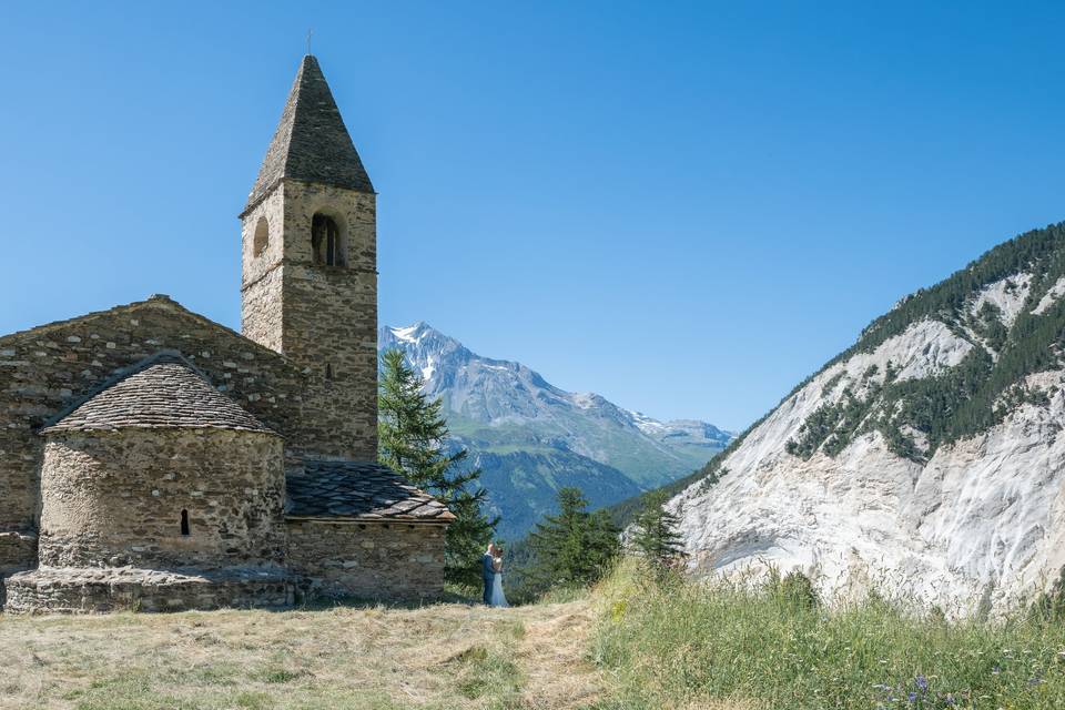 Photo de couple en montagne