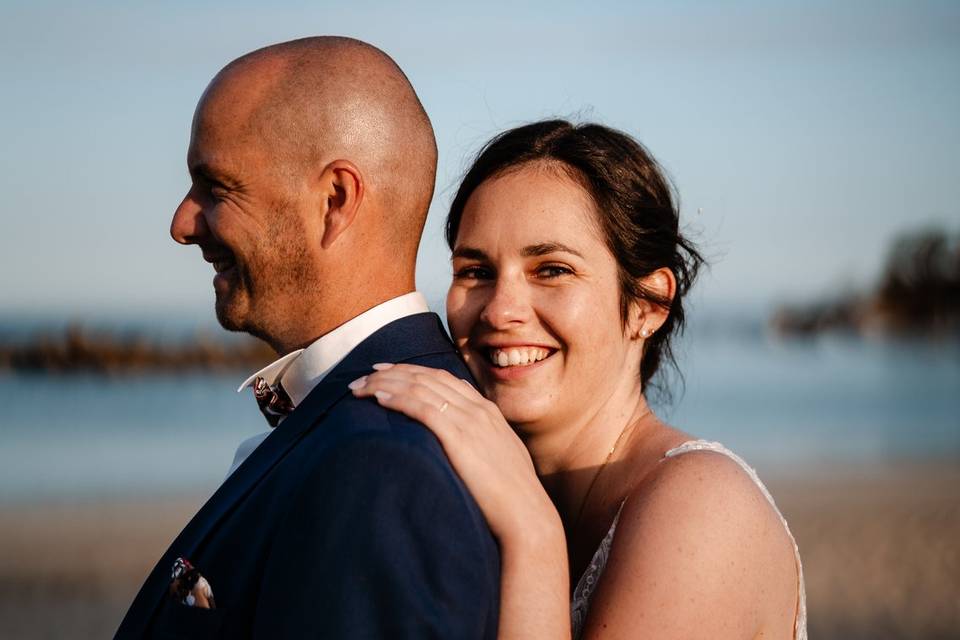 Séance engagement à la plage