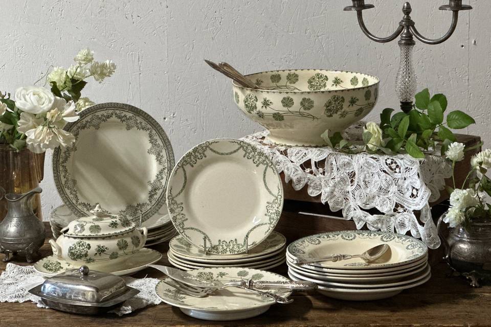 Vaisselle buffet mariage